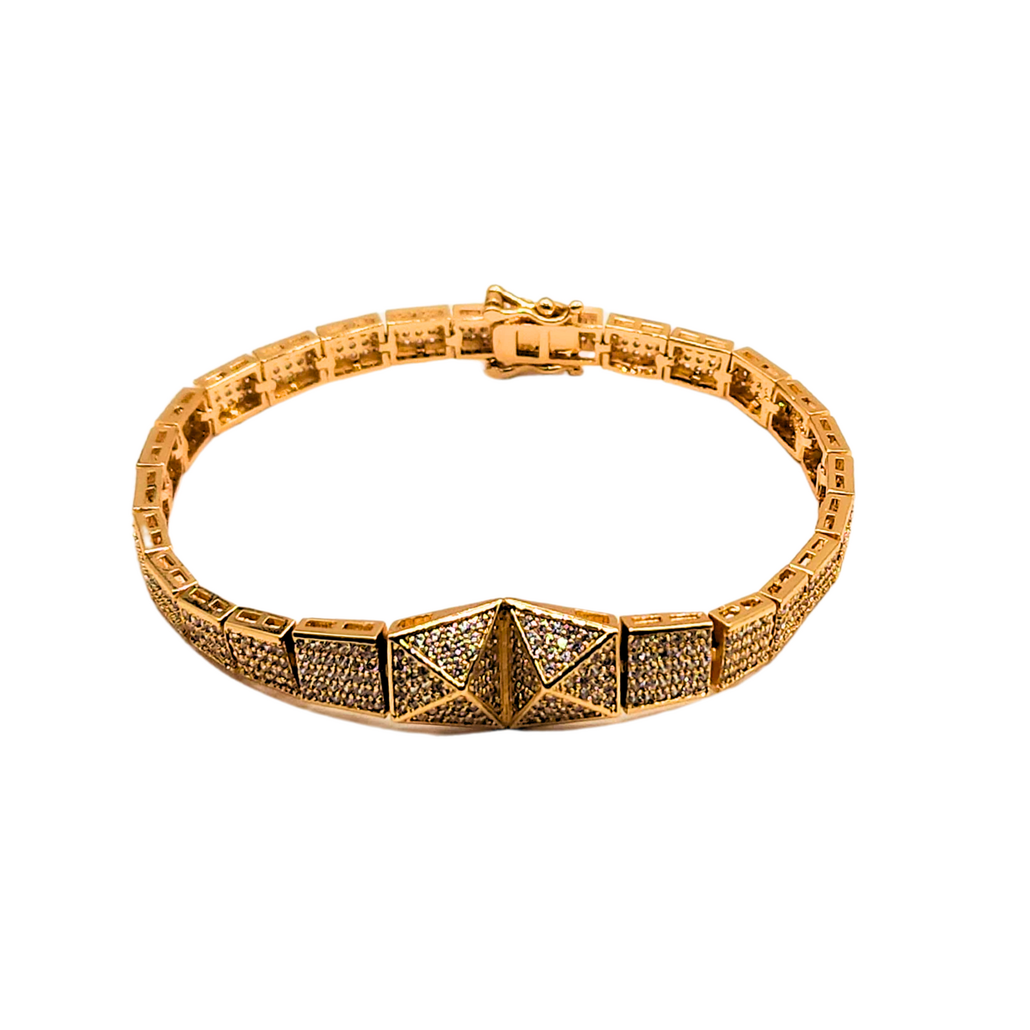 Pulseira em Poliedros