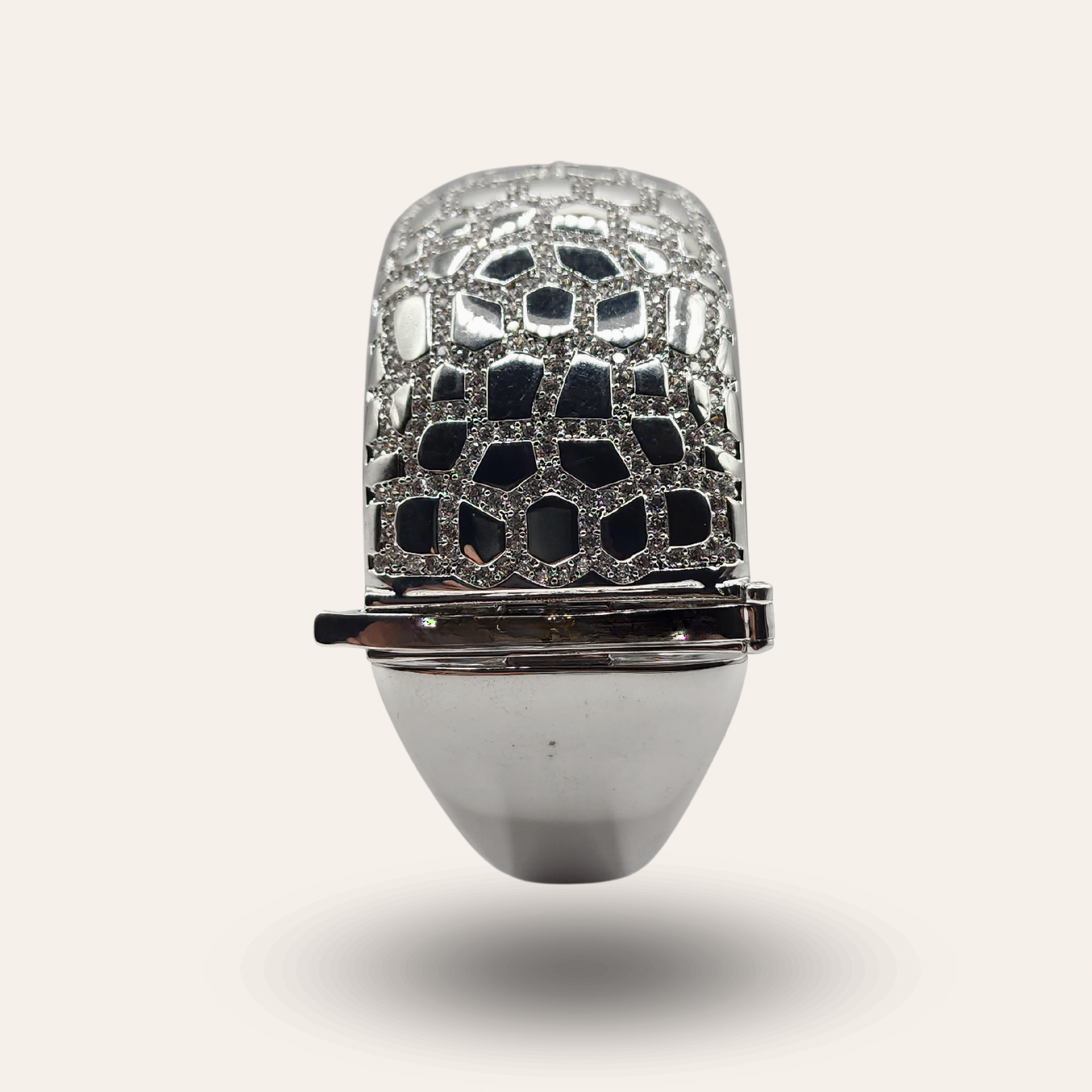 Pulseira Casco de Tartaruga Prata