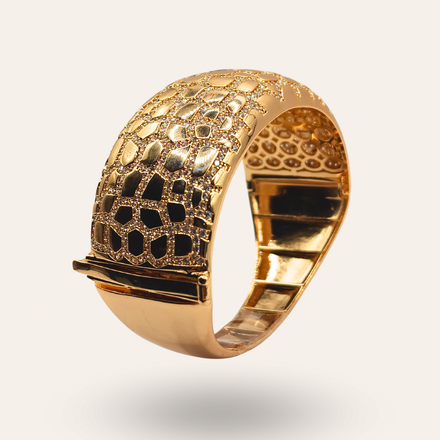 Pulseira Casco de Tartaruga Dourado