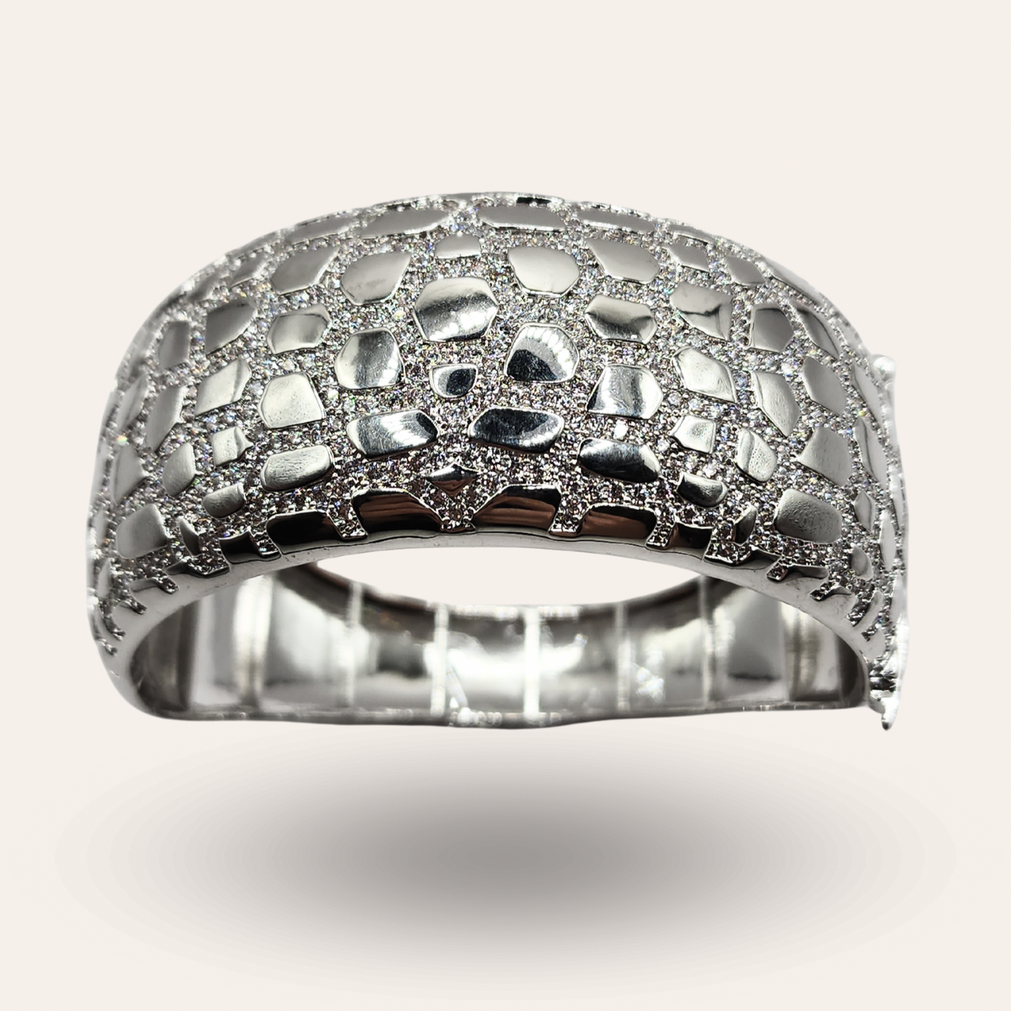 Pulseira Casco de Tartaruga Prata