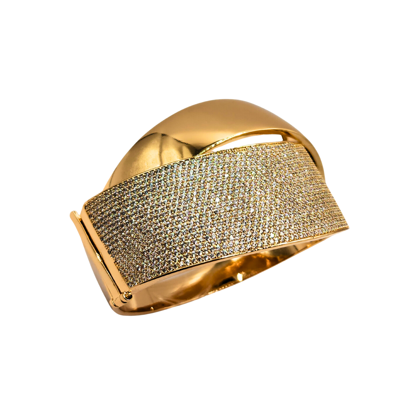 Pulseira Nó Larga Dourada