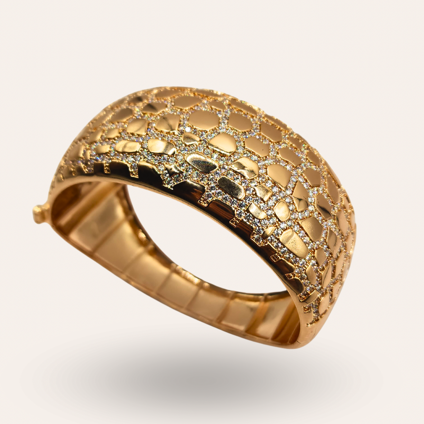 Pulseira Casco de Tartaruga Dourado