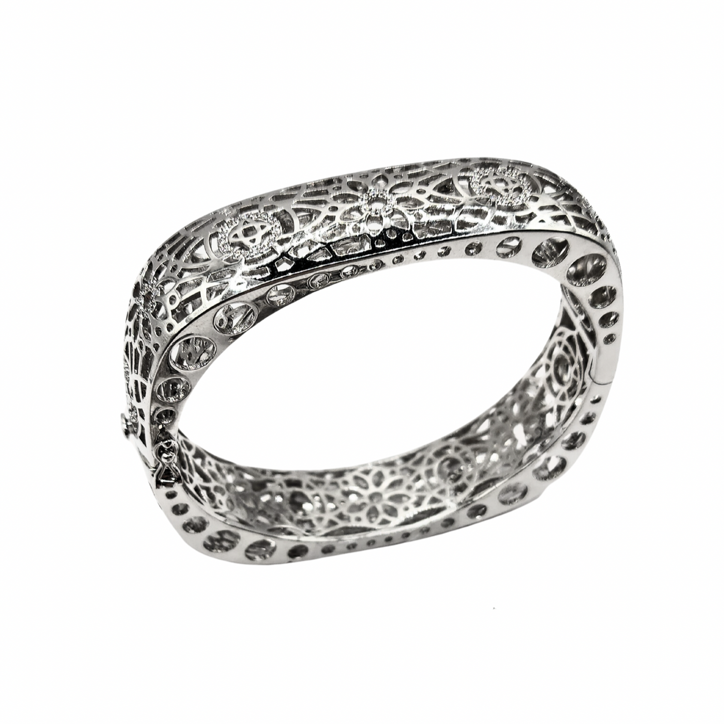 Pulseira Quadrada em Renda