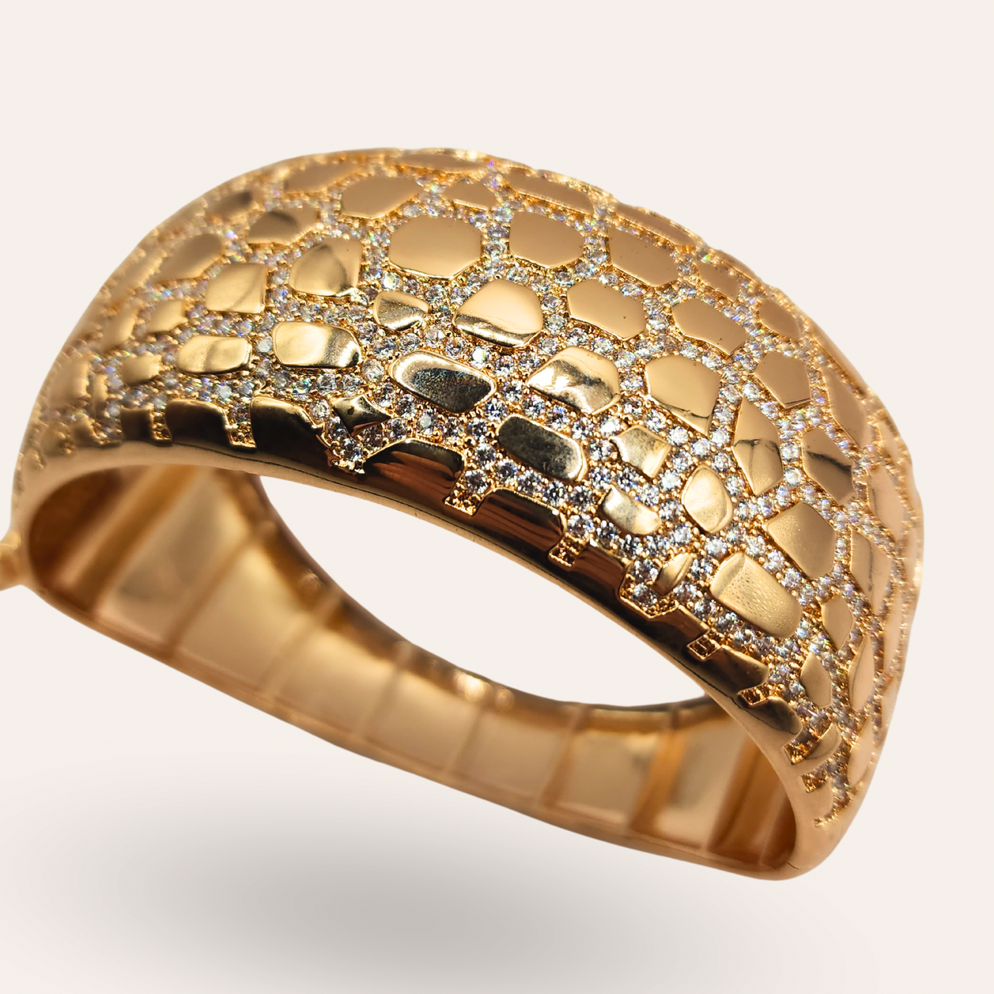 Pulseira Casco de Tartaruga Dourado