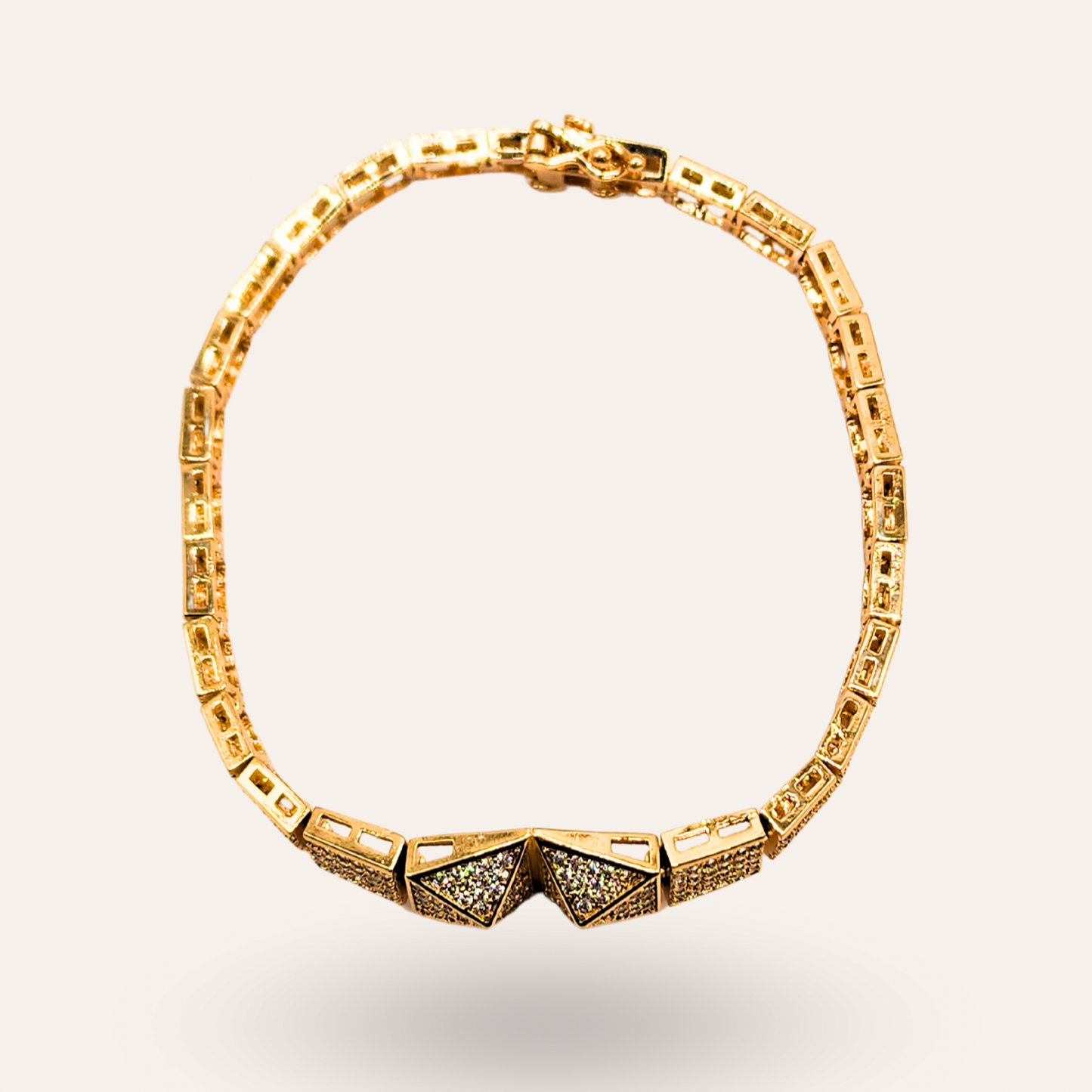 Pulseira em Poliedros